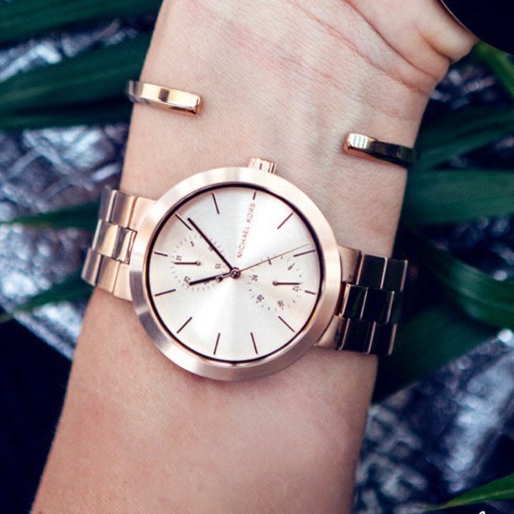 NEW Michael Kors MK3593 Gold Garner Watch
